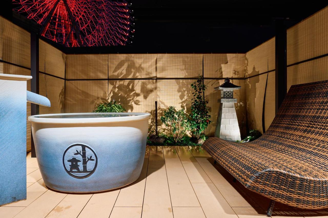 Konjakuso Osaka Tempozan "Ikesu" Projection M Apping Spa Konjakuso Osaka Tempozan "Takadoro" Wheel View מראה חיצוני תמונה